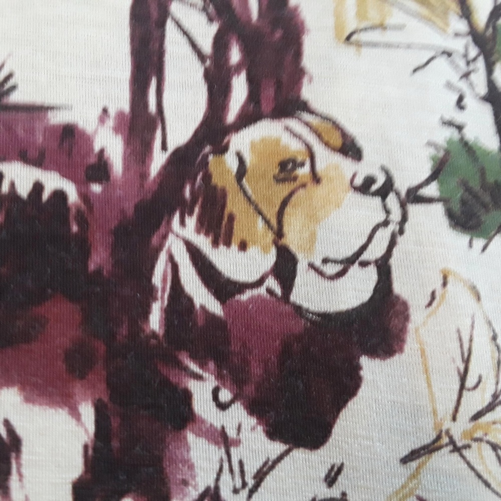 SOLD! Etro forest hunting scene turtleneck, dogs - Picture 5 of 7